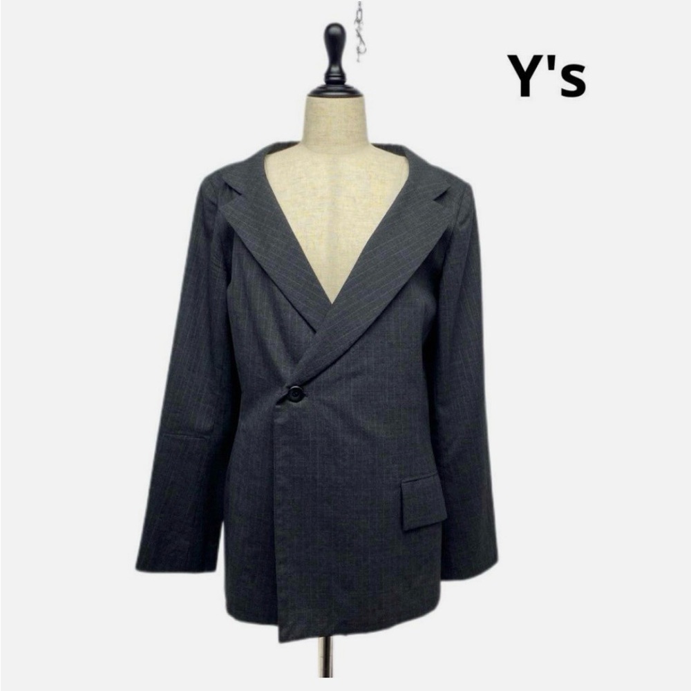 Y's by Yohji Yamamoto Dark Gray Blazer, size JP4/US10